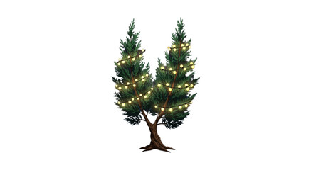 2 branch Christmas tree