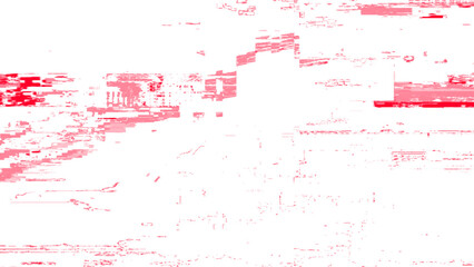 Cyberpunk Street Light Motion with VHS Effect and Pixel Elements. Techno glitch style backdrop. Glitched banner with TV noise, Glitch camera effect. TV scan line monitor. Data noise texture.