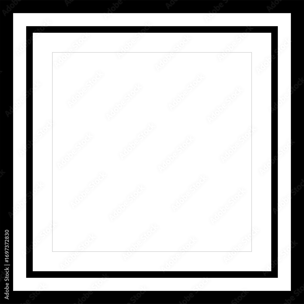 Poster square lines gradient geometric pattern