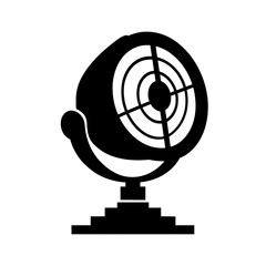 Vintage Retro Circular Fan: Classic Home Appliance for Cool Airflow and Stylish Interior Design