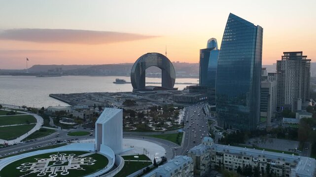 8 November Victory Park in Baku, Azerbaijan