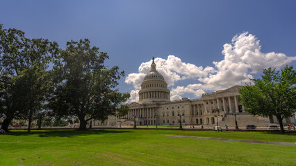 Obraz premium Washington DC. Capitol dome. Congress and Senate. American Symbol.