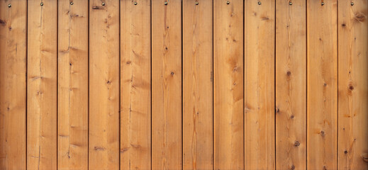 Fototapeta premium Textured Wooden Plank Wall with Rustic Natural Aesthetic Background