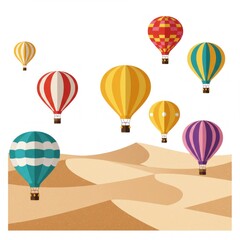 Naklejka premium Flat design vector illustration of holiday theme. People enjoying travel, vacation, and leisure activities. Perfect for tourism, adventure, summer, and outdoor lifestyle artwork.