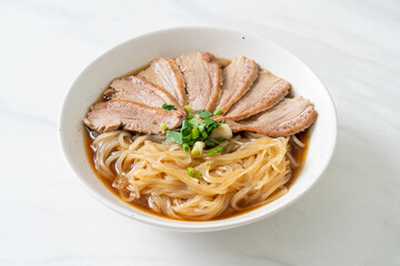 duck noodles with stewed duck soup