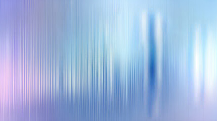 Soft glass ripple gradient in icy pale blue and lavender hues. Delicate reeded texture with frosted distortion effect and minimal vertical blur. Glass texture, vector illustration Stock Vector