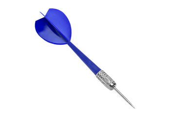Blue dart isolated on transparent background