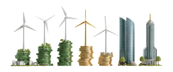 Renewable Energy Growth and Urban Development Concept Model