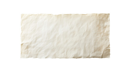 Textured torn paper sheet on a transparent background antique vintage aesthetic design element