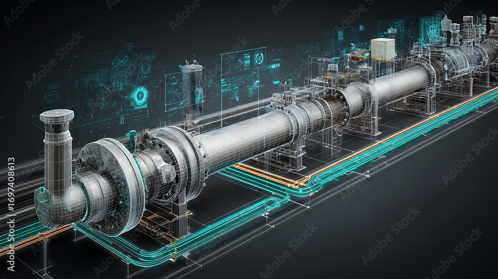 Poster feeding live data into predictive maintenance models via pipelines