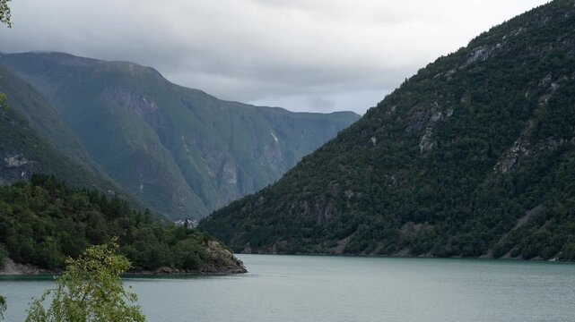Time lapse video of Sognefjord in Western Norway