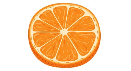 Orange slice illustration