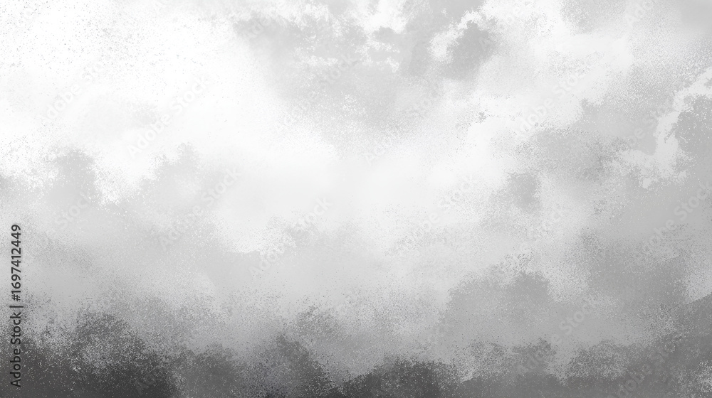 Poster white gray smooth grainy gradient background with a noise texture ideal for website header poster ba