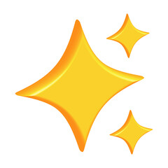 Sparkle icon. Star burst symbol. Transparent PNG © PixN
