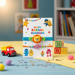 happy Raksha Bandhan card