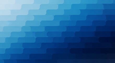 Modern Blue Abstract Background with Geometric Shapes for Digital Design