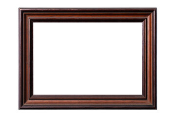 装飾的な木製のフォトフレーム。額縁