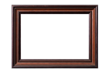装飾的な木製のフォトフレーム。額縁