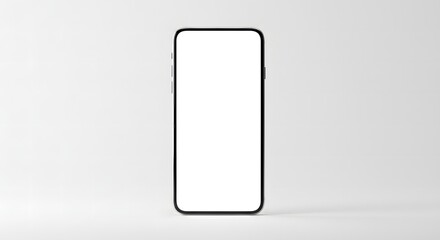 mobile phone with blank screen