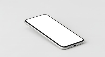 mobile phone with blank screen