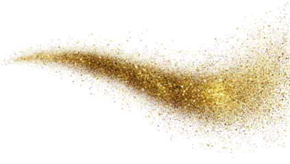 Gold glitter splash, abstract design