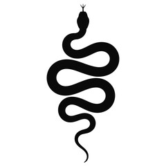 snake tattoo vector