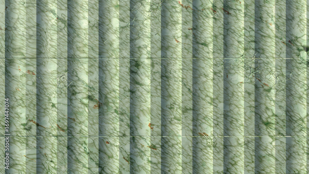 Aufkleber green marble texture with vertical stripes creating a stylish and elegant design for backgrounds and