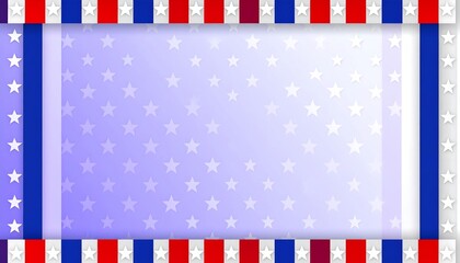Patriotic background with stars and stripes