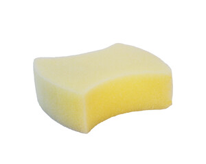 sponge cleaning isolated on white