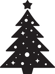 Christmas tree icon symbol vector