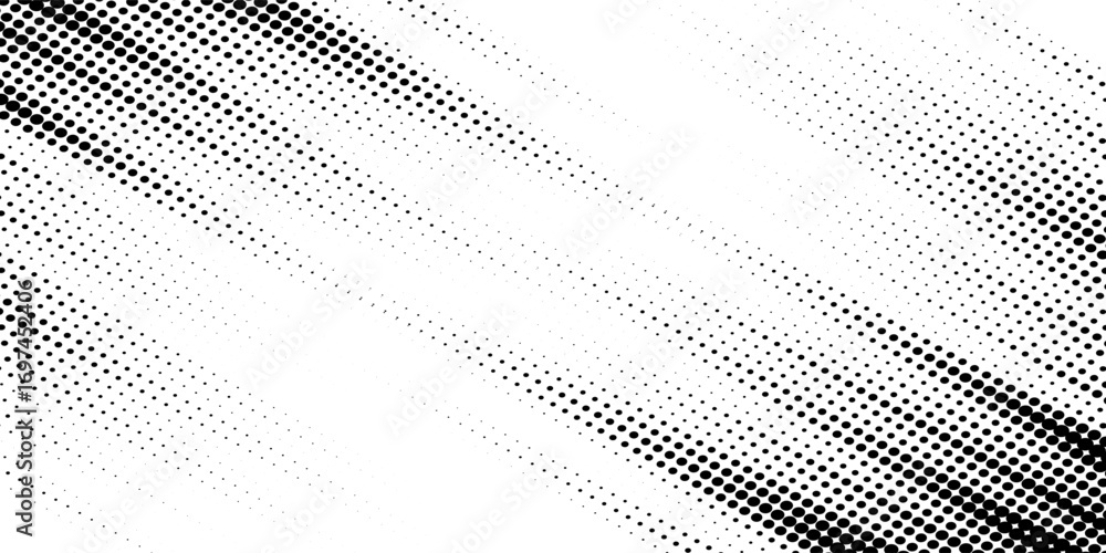 Poster background with monochrome dot texture. polka dot pattern template. background with black dots - sto