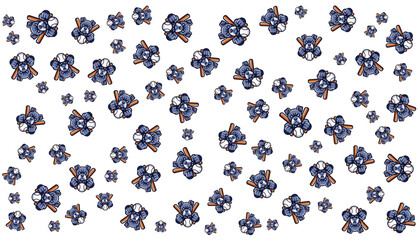 Baseball Bulldog Mascot Background Random Pattern Vector