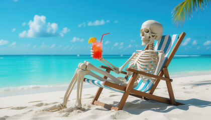 Beach cocktail fun