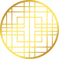 전통문양-전통무늬-전통장식-한국전통-원형-골드-그라데이션