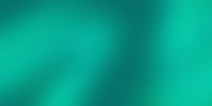 Smooth abstract green gradient background with noise texture