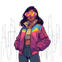 woman in winter clothes