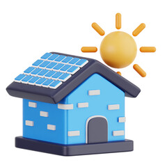 Eco House 3D Icon
