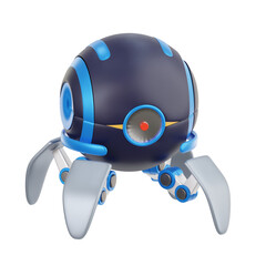 Nano Robots 3D Icon