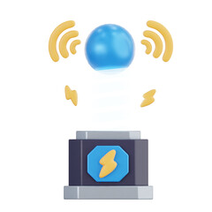 Wireless Electric 3D Icon