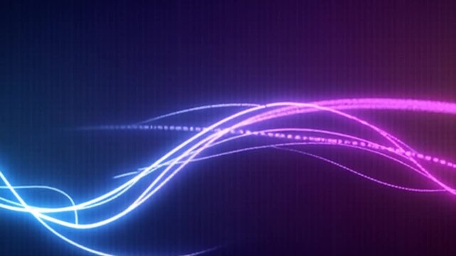Animation abstract futuristic neon background