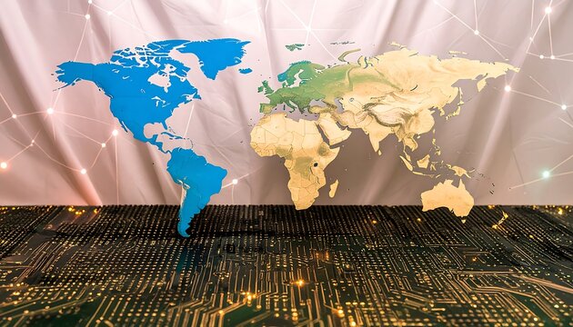 Global map on circuit board