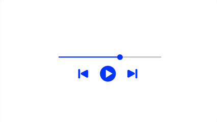 Music play and pause bar background.