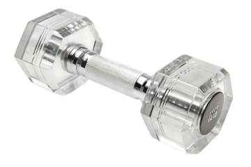 Crystal Dumbbell Isolated isolated on transparent background