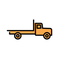 Naklejka premium Truck icon design template