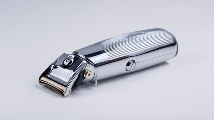 Professional Electric Hair Clipper for Haircutting on White Background