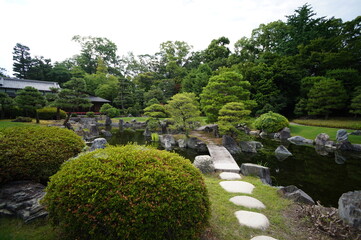京都、二条城の風景