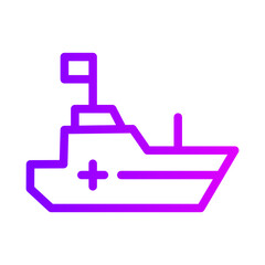 ship gradient icon