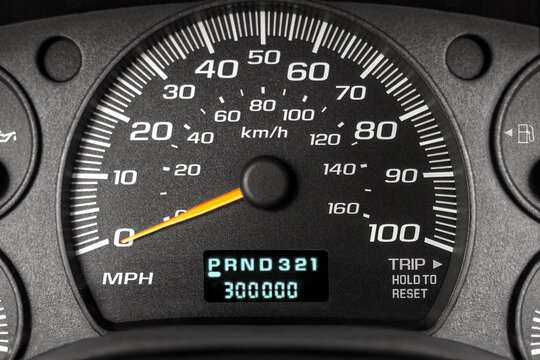 Odometer with 300,000 miles