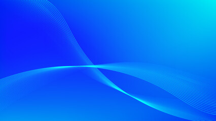 Blue cyan gradient mesh abstract background with wavy blended lines nice for wallpaper or banner