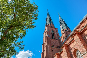 Uppsala is a city near Stockholm, Sweden, famous for Uppsala University